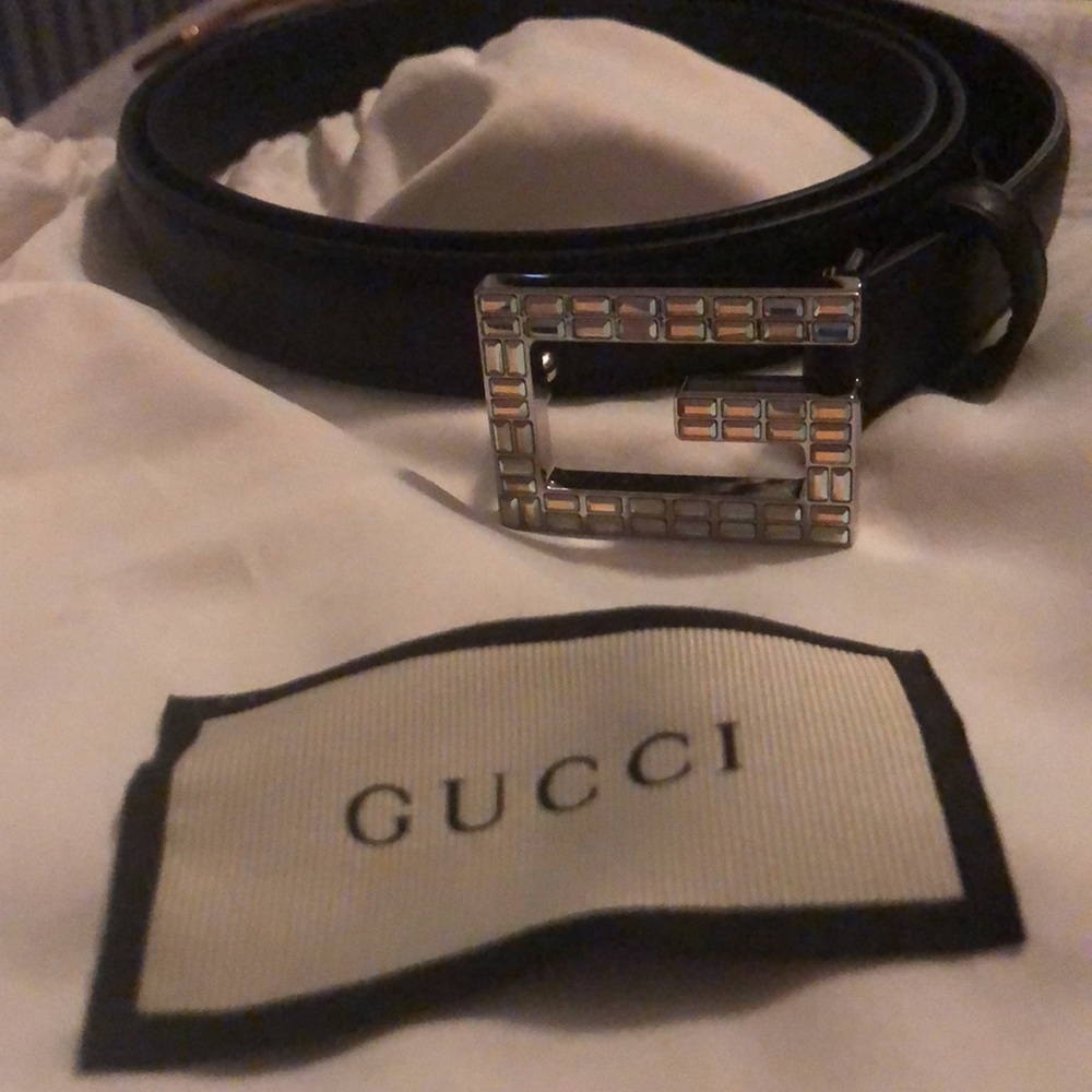 Gucci Square G Buckle Belt Black - Picture 4 of 6